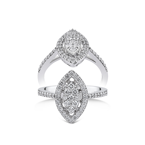 0,49 Karat Tasarım Pırlanta Yüzük Ddiamond