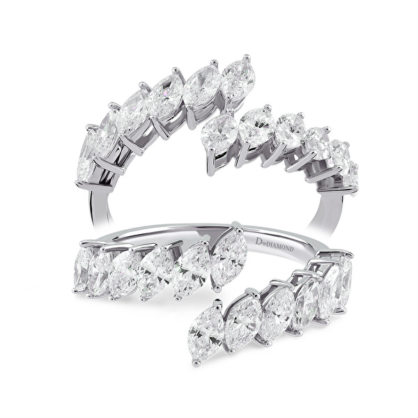 1,25 Karat Pırlanta Markiz Yüzük Ddiamond