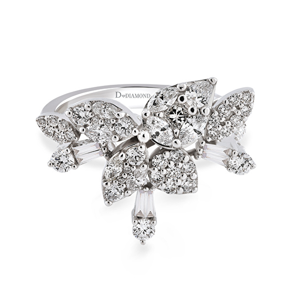 0,85 Karat Pırlanta Tasarım  Yüzük 