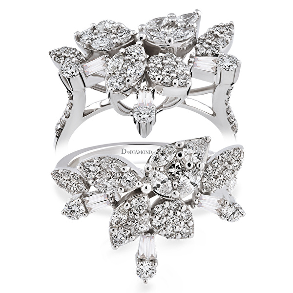 0,85 Karat Pırlanta Tasarım  Yüzük  Ddiamond