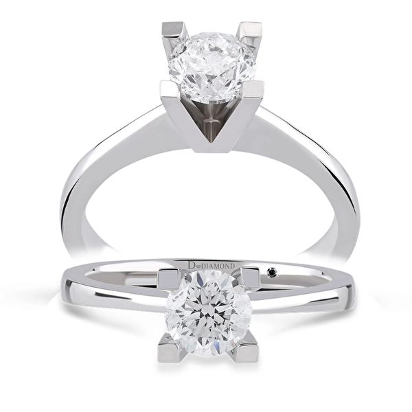 1,00 Karat Tektaş Pırlanta Yüzük Ddiamond