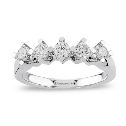 0,30 Karat Pırlanta Beştaş Yüzük