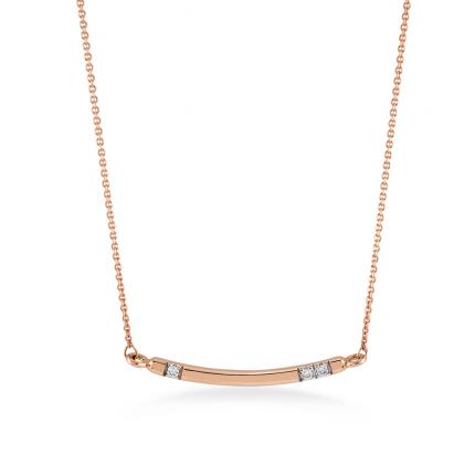 0,03 Karat Tasarım Pırlanta Kolye