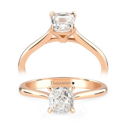 0,70 Karat Tasarım Pırlanta Tektaş Yüzük