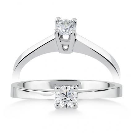 0,20 Karat Tektaş Pırlanta Yüzük