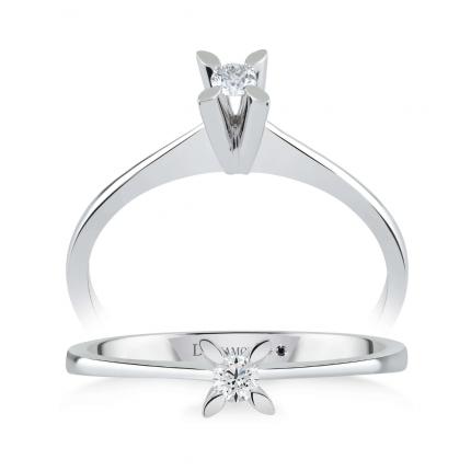 0,06 Karat Tektaş Pırlanta Yüzük