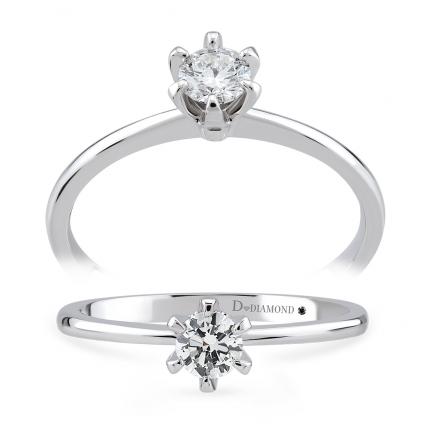 0,20 Karat Tektaş Pırlanta Yüzük